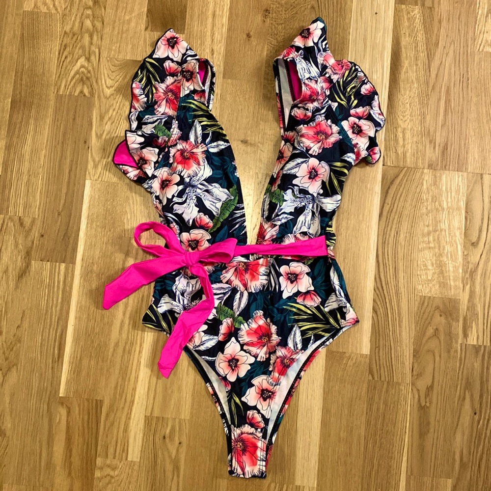 Women’s Low Cut One Piece | S | NEVER WORN